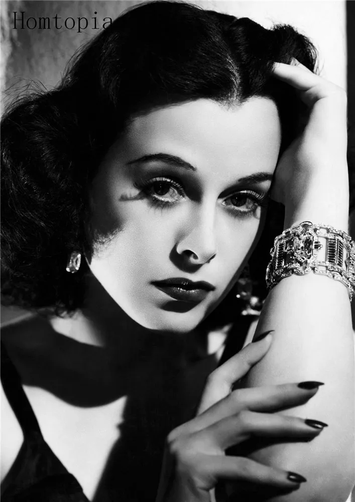 Плакаты Hedy Lamarr кино стикеры Настенные с белым покрытием печатная бумага высокое