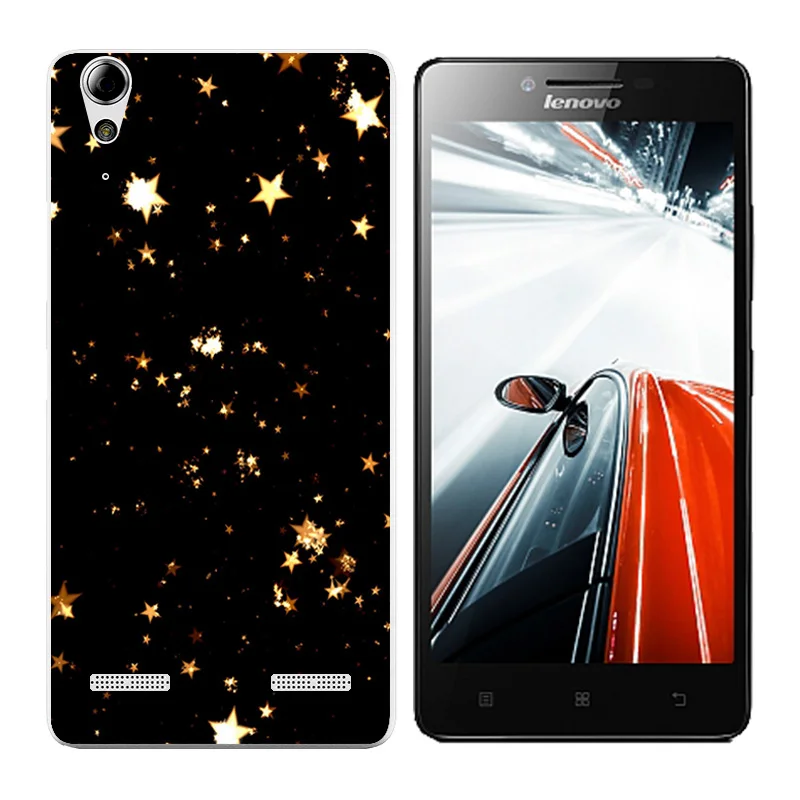 Мягкий ТПУ чехол для телефона Lenovo A6010 Plus &amp A6000 Lemon K3 K30-T с золотой печатью A 6000 6010 Capa