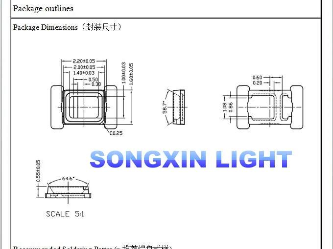 50 шт. 2016 SMD LED 0805 вспышка для мобильного телефона камера led Белый 0 2 Вт 1 30лм 60ма 3 4 15 В