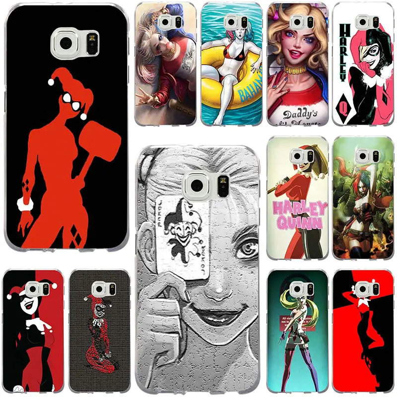 Харли Квинн Мягкие силиконовые ТПУ чехол для телефона samsung Galaxy Note 2 3 5 8 9 S2 S3 S5 мини