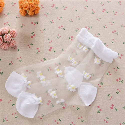 Кантен sokjes для детей до колена сетчатые носки половина детей Socken Chaussettes Enfants рюшами Носки kniekousen для девочек cll-134 3 пар/лот
