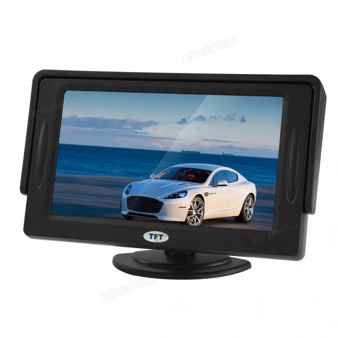 4 3-дюймовый автомобильный монитор заднего вида 2-канальный цветной TFT ЖК-дисплей
