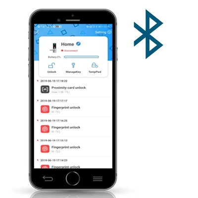 RAYKUBE электронный дверной замок с Биометрическим отпечатком пальца/Bluetooth/цифровой/13,56 МГц IC карта разблокировка без ключа врезной замок