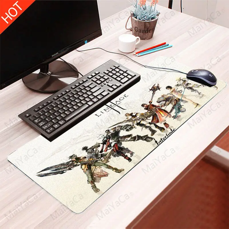 MaiYaCa высокое качество lineage 2 большой коврик для мыши ПК компьютерный Размер 30x60 см