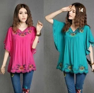 2021 горячая Распродажа этнический тренд Женский винтажный Топ большие размеры