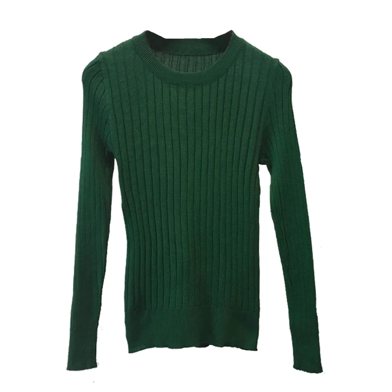 Женский базовый свитер с высоким эластичным воротником сезон осень-зима 2018