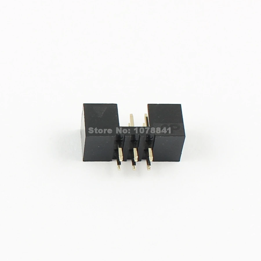 10 шт 2 мм 2x3 Pin 6 прямой мужской окутанный PCB Заголовка коробки разъем IDC |
