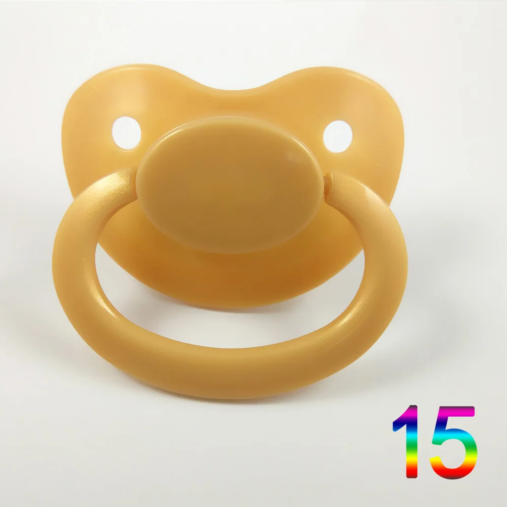 15 Милая ABDL соска для взрослых пустышка соска для взрослых соска для кормления соски - Цвет: 15