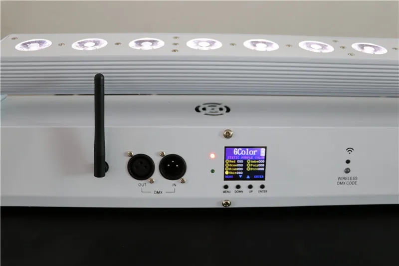 1 шт. 12 светодиодная батарея и беспроводная настенная мойка RGBWAUV для клувечерние