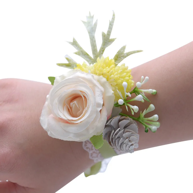 Моланские шелковые ткани ручной работы искусственный цветок подружки невесты