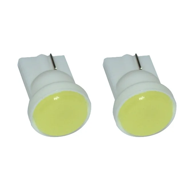 

Керамическая Светодиодная лампа T10 COB W5W 168 20MA с клиновидным цоколем, боковая лампа, светильник свет, белый, синий, зеленый, красный, желтый источник постоянного тока 12 В
