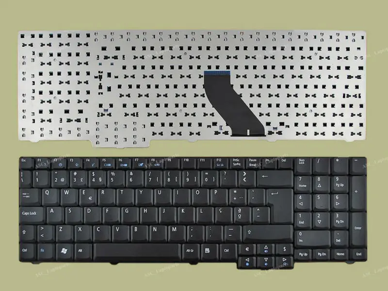 Фото Новая португальская Клавиатура Teclado для Acer Extensa 5635Z 5635ZG 5635 5635G 5235 черная №1