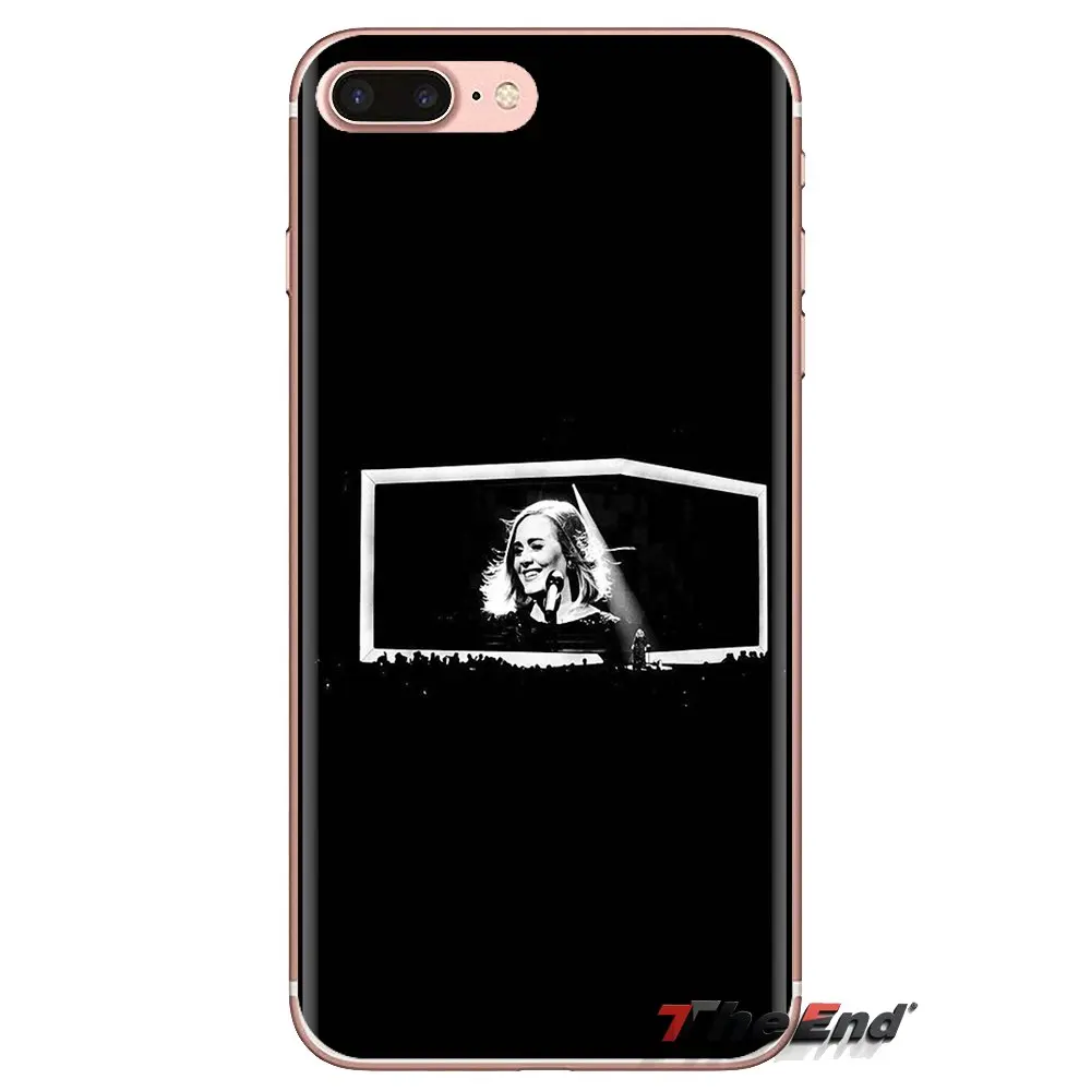 Adele Adkins pop singer Soft Transparent Shell Covers For Samsung Galaxy J1 J2 J3 J4 J5 J6 J7 J8 Plus 2018 Prime 2015 2016 2017 |