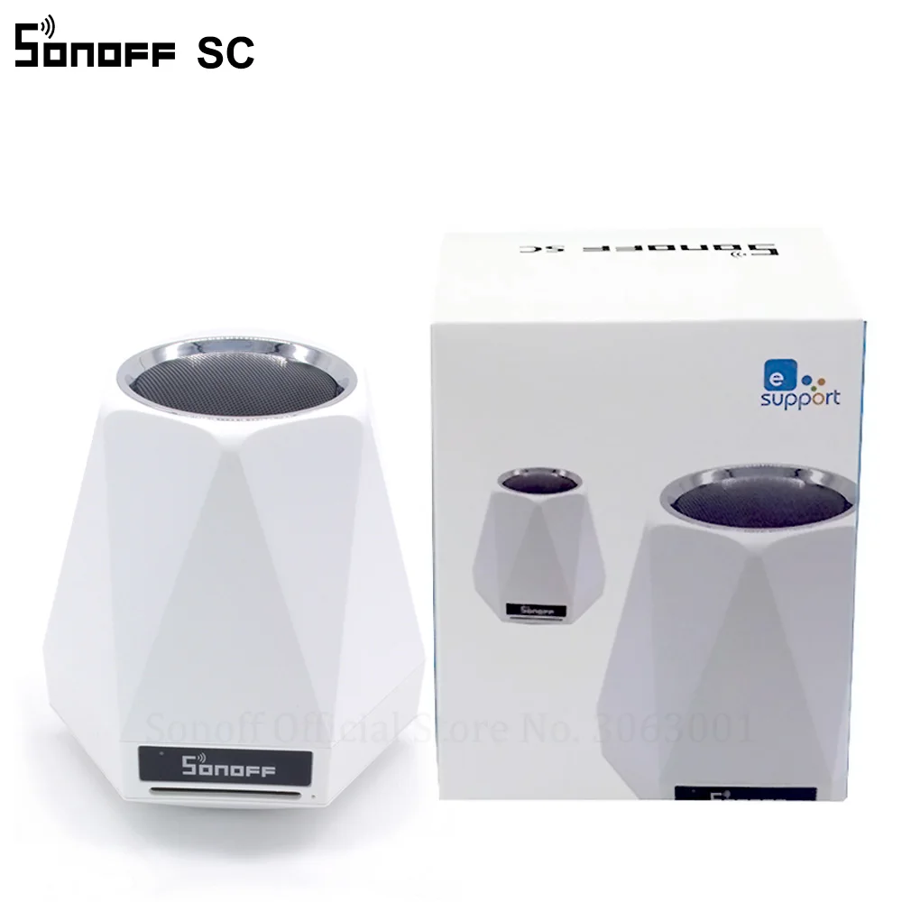 Sonoff SC Умный домашний комнатный WiFi прибор для мониторинга окружающей среды