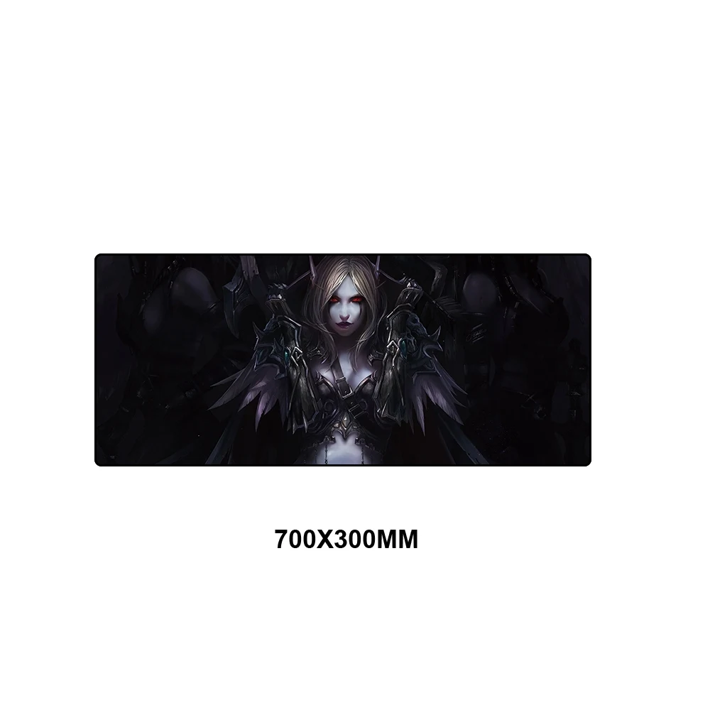 700x300MM Игровой коврик для мыши World of Warcraft XL Большой резиновый противоскользящий коврик для мыши игровой компьютерный Настольный коврик для мыши игровой коврик - Цвет: 700x300MM