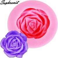 succulents rose flower candle moulds soap mold kitchen baking resin silicone form home decoration 3d diy clay craft wax mak m787