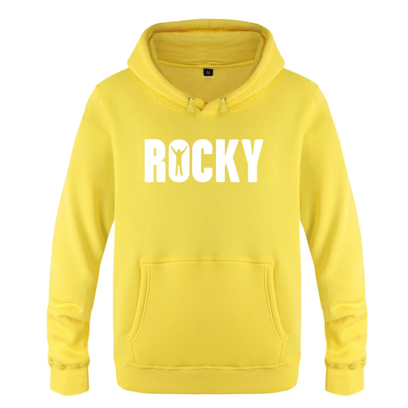 BALBOA ROCKY толстовки мужские мужские с капюшоном флисовый пуловер толстовки - Цвет: HUAY BAT