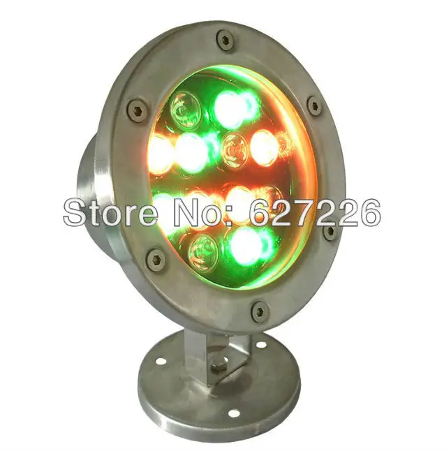 Goede 12W Rgb Dmx Epileds 3W Chip Led Onderwater Verlichting Waterdichte Licht Aquarium Vijver Zwembad Wateroppervlak Shell Accessoires