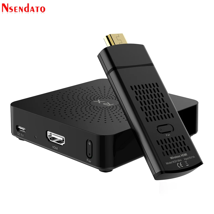 W2H мини Беспроводной HDMI приемник передатчик Extender 1080 P 3D 10 м аудио Отправитель для