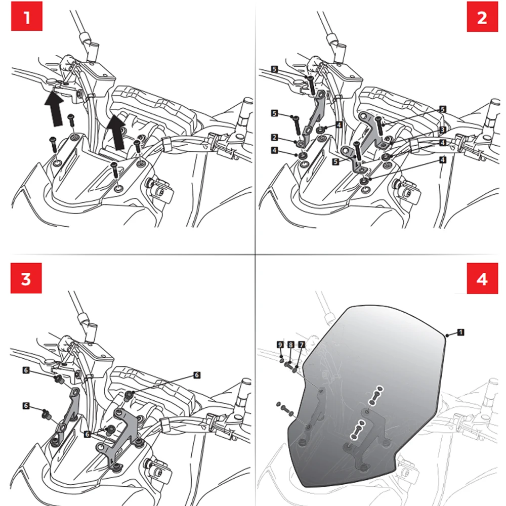 Ветровое стекло нового поколения для Yamaha MT 07 2018 2019 Мотоциклетные аксессуары