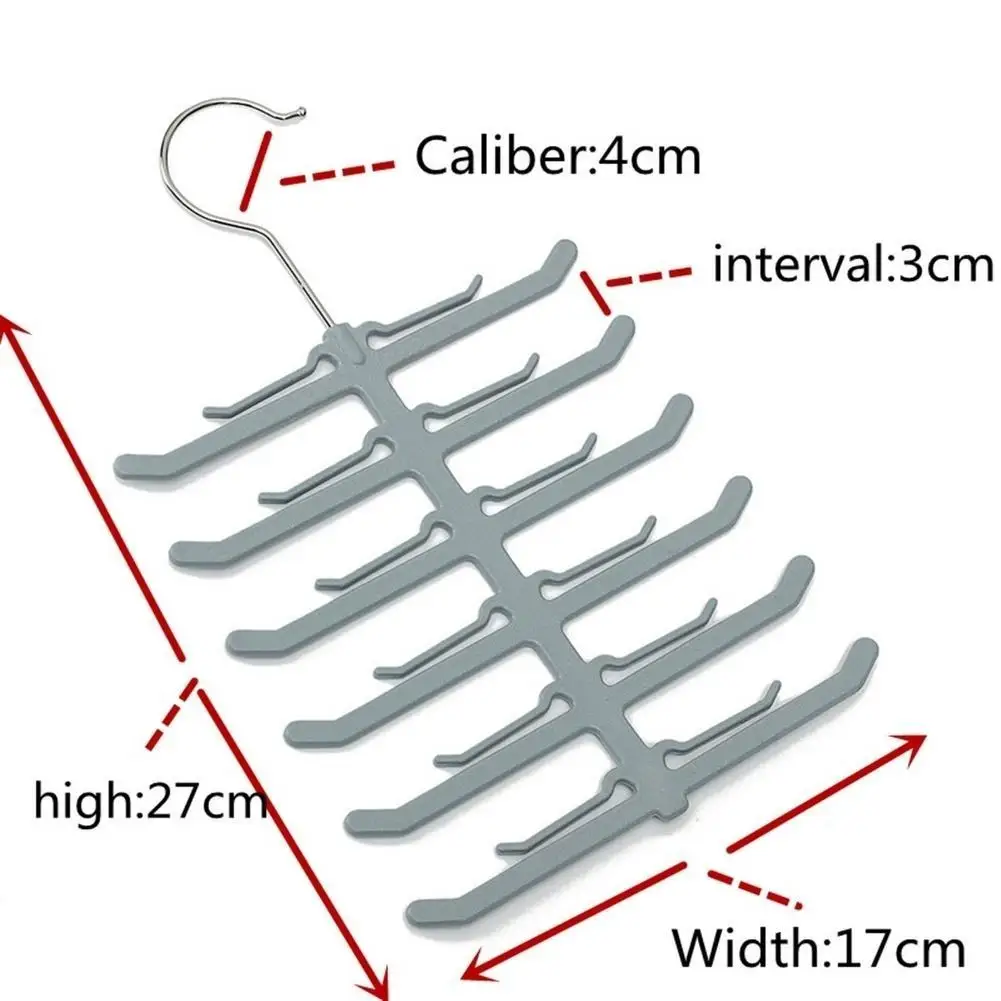 Hanger Rack Metal Necktie Tie Belt Shawl Scarf Holder Organizer Bedroom Cabinet | Дом и сад
