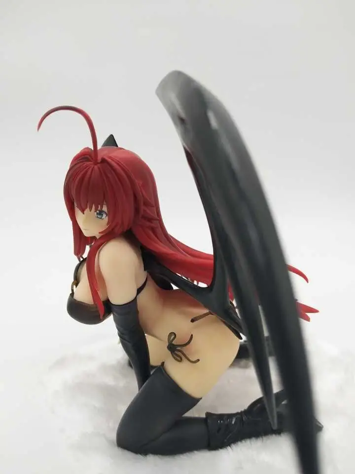 22 см аниме средней школы DxD Rias Gremory на коленях черное крыло искушение принцессы Ver ПВХ 1/7 фигурка мягкая игрушка для груди