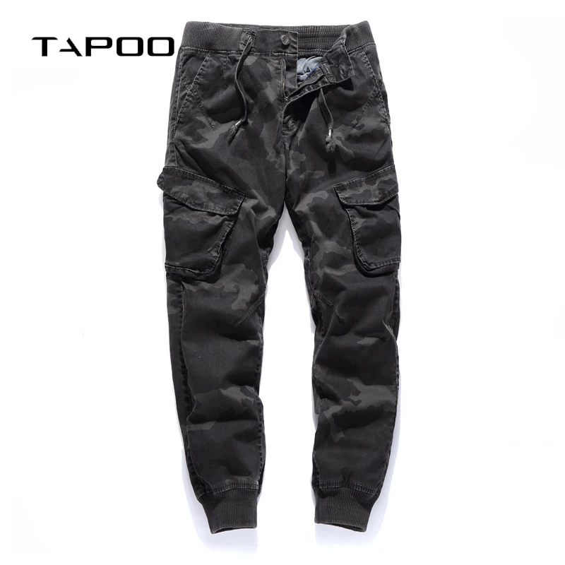 Брюки карго мужские камуфляжные повседневные тактические штаны много карманов