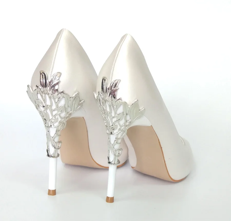 Туфли лодочки женские на шпильке пикантные атласные или блестящие высоком