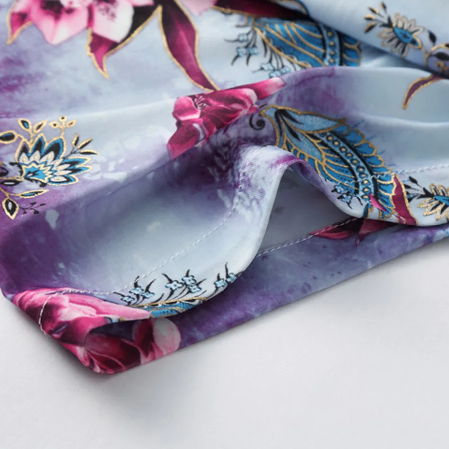 Мужская рубашка с цветочным узором тонкая коротким рукавом мужская летняя