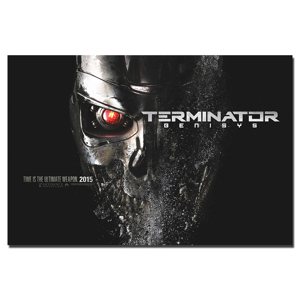 Терминатор Genisys постер фильма холст печать картины для домашнего декора