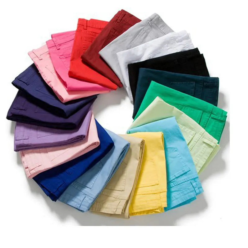 Прямая поставка цвета стрейч мода женский конфеты цветной карандаш женские