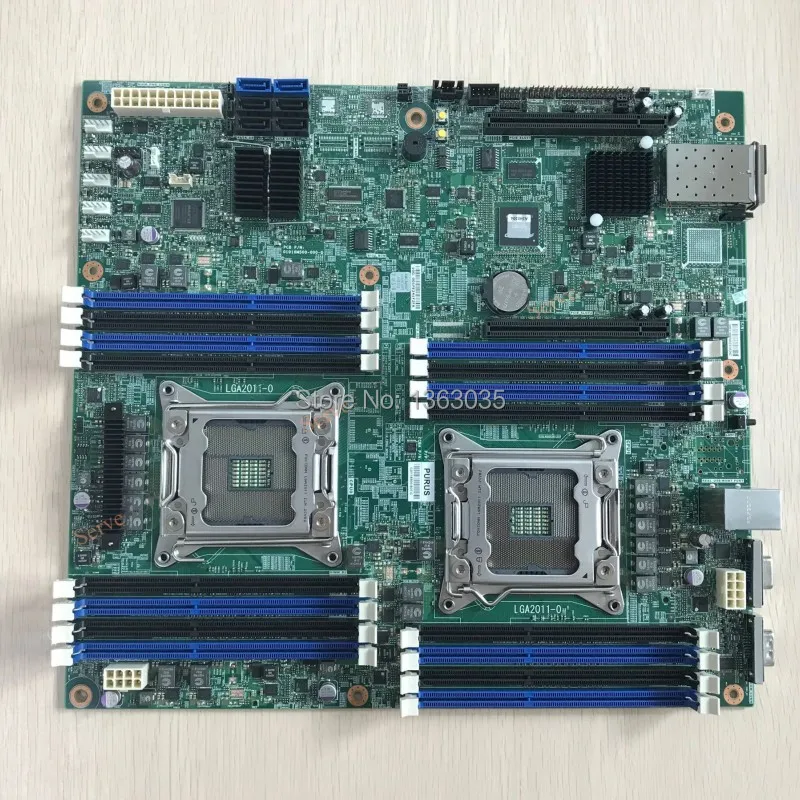 C602 Серверная материнская плата для Foxconn LGA 2011X79 поддержка ЦП серии E5-26 используется в хорошем состоянии протестированная Рабочая