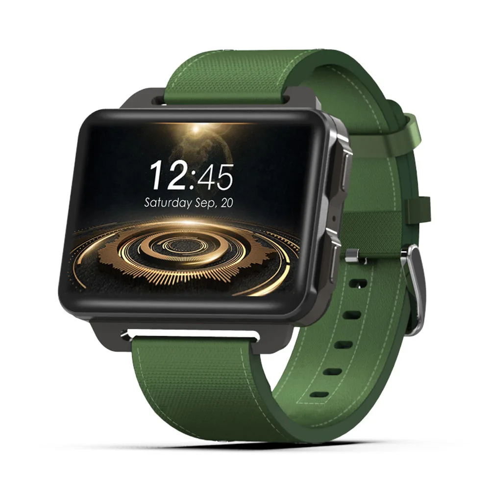 Зеленый DM99 3g GSM smartwatch Android 5,1 OS 1 ГБ ОЗУ 16 Гб ПЗУ 2,2 дюймов ips экран Встроенный gps Wifi BT4.0 для Apple iphone android - Цвет: Зеленый