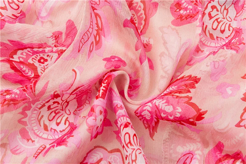 ShejoinSheenjoy Boho Цветочный принт шифоновая блузка с расклешенными рукавами осень