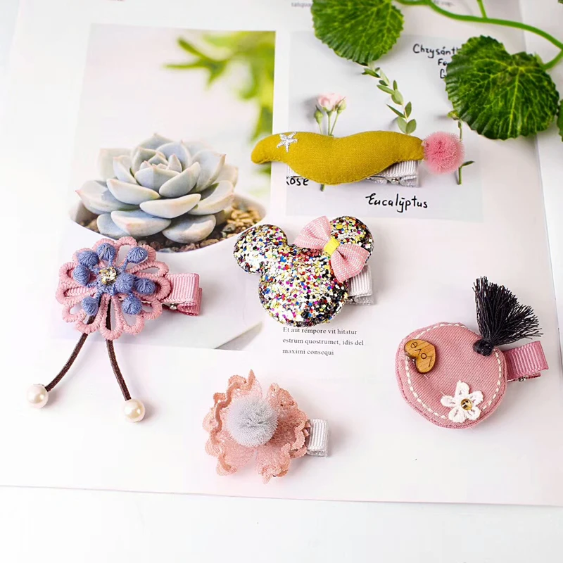 Новинка 5 шт./лот набор головных уборов Детские аксессуары для волос ленточный