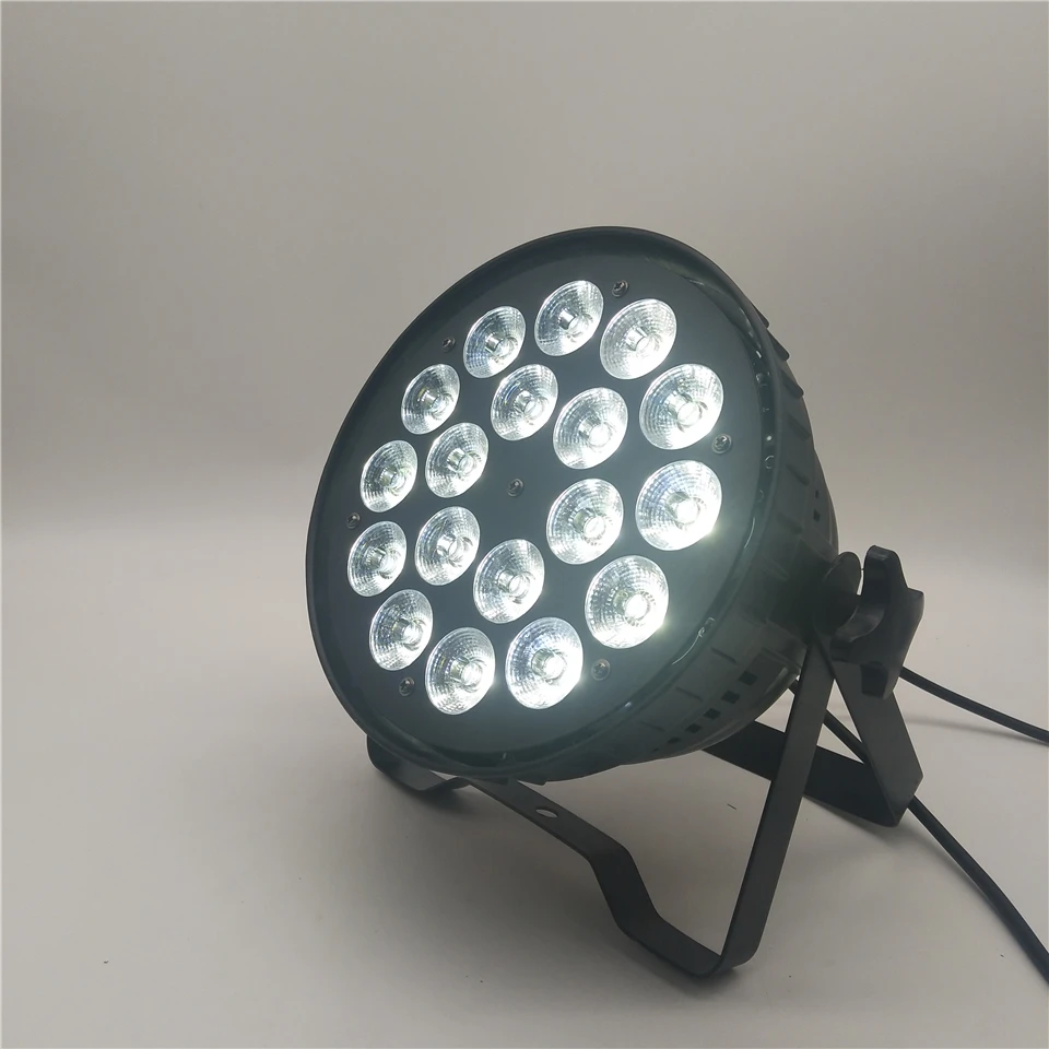 Кейс для полетов + 4 шт./18x12 Вт RGBW 4в1 LED Par свет DMX512 сценический цветная панель KTV
