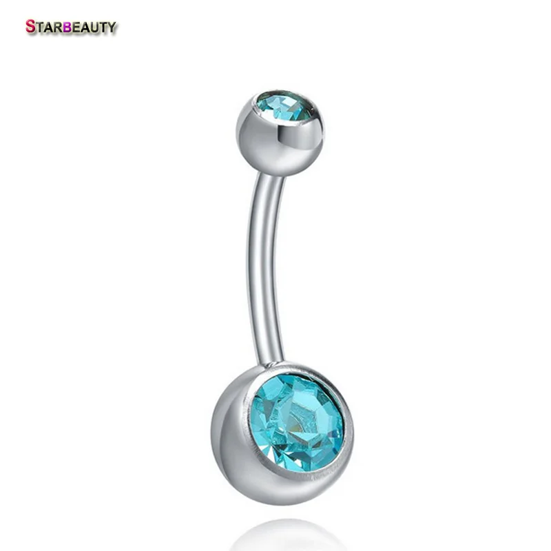 Starbeauty 2 шт./лот с украшением в виде кристаллов пупка Piercing Nombril пикантные кольца для пупка промышленного пирсинг для пупка, ювелирное изделие для тела, Для женщин