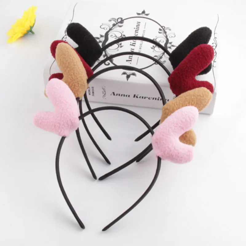 Q MISM/Новое поступление повязка для волос с ушками оленя аксессуары принцессы