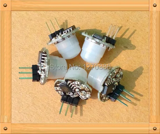 Бесплатная доставка!!! 5шт Миниатюрный модуль сенсора человеческого тела / Модули PIR ИК-пироэлектрический инфракрасный датчик-пробник.