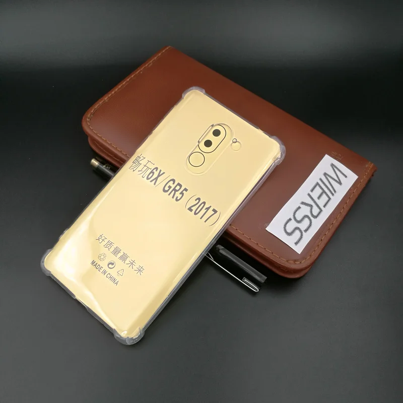 Прозрачный силиконовый чехол для Huawei Honor 6x GR5 2017 Mate 9 lite BLN-21 BLN-22 противоударный