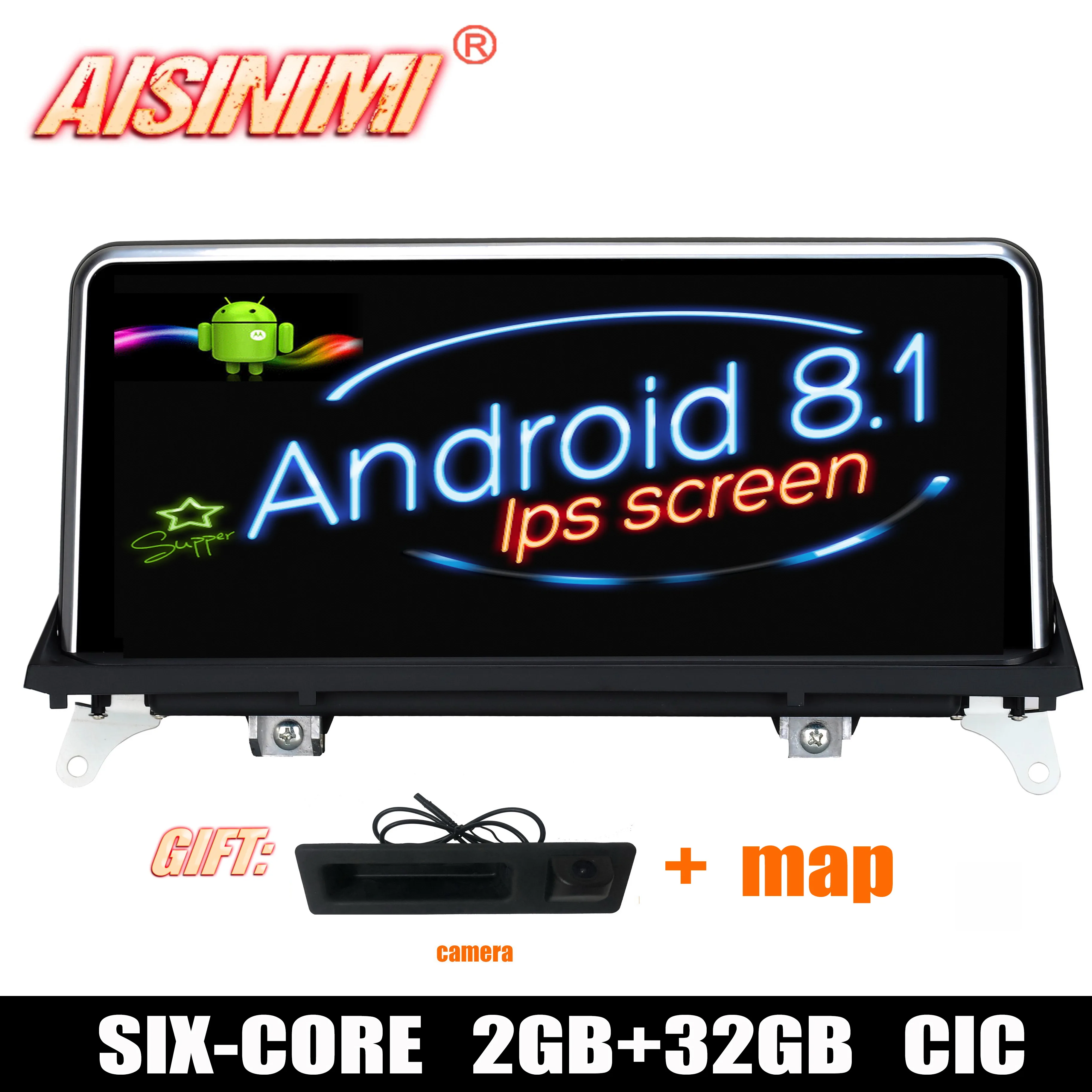 Android 8 1 автомобильный DVD навигатор плеер для BMW X5 E70/X6 E71 2007 2010 Оригинал CCC/CIC система