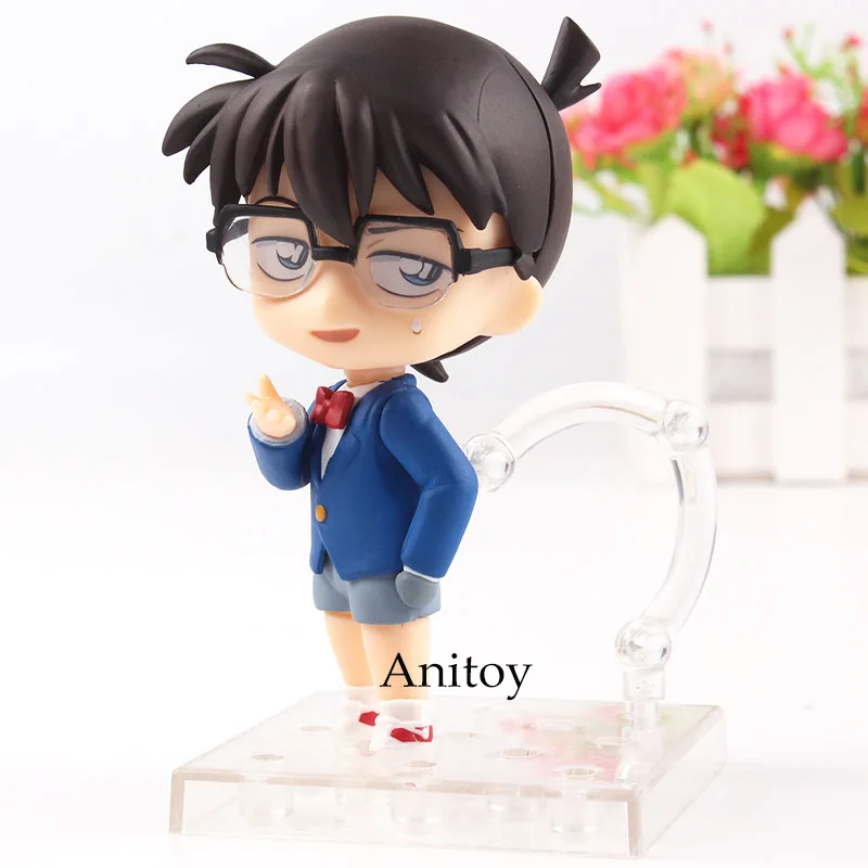 Nendoroid 803 фигурки детектива Конан Edogawa ПВХ Аниме Фигурка Коллекционная модель игрушки куклы 10 см