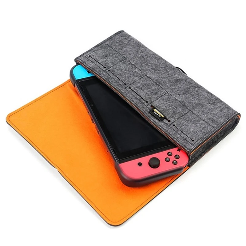 Бесплатная доставка прочный фетровый чехол Nintendo Switch для переноски Ультратонкий профессиональный защитный