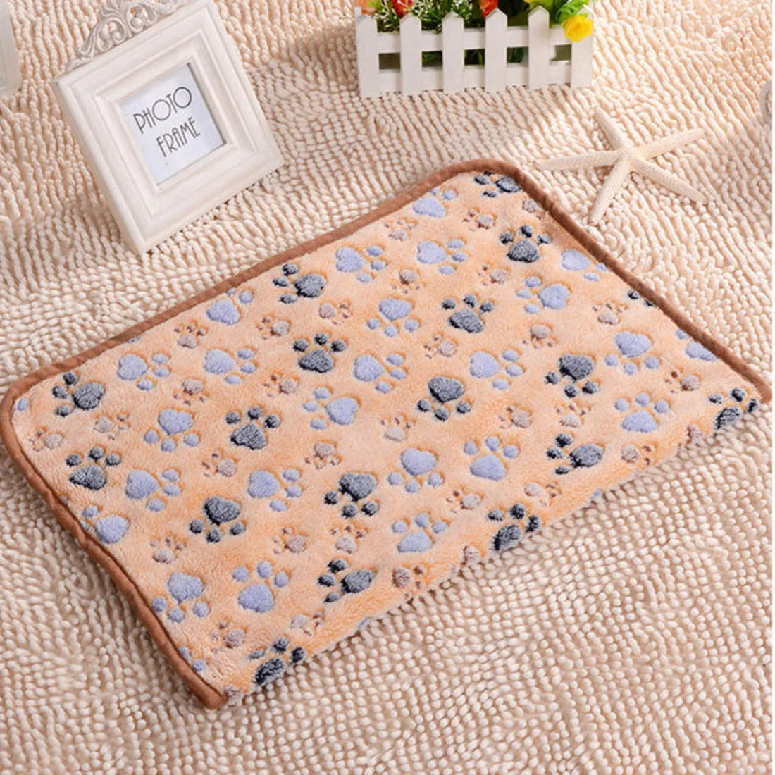 Sell Well/40x60 см Симпатичные Paw ПЭТ сна Теплый Собака Кот коврик щенок мягкое