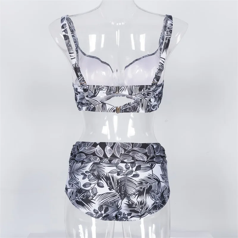 Купальник бикини размера плюс купальник XL-XXXL Купальник слитный Maillot De Bain Femme бикини танкини раздельный купальник пуш-ап