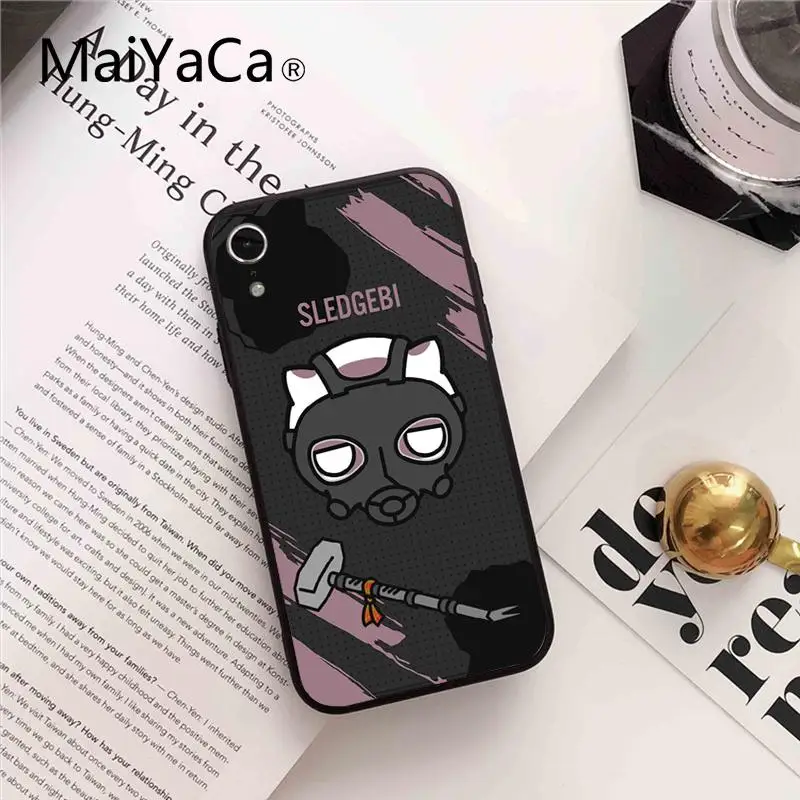 Maiyaca Rainbow Six Siege Coque чехол для телефона iPhone 8 7 6 6S Plus X XS MAX 5 5S SE XR чехол Fundas Capa
