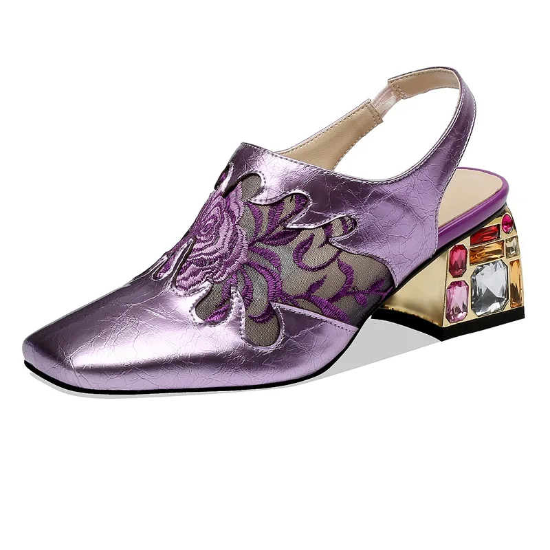 FACNDINLL/Новинка модная женская обувь сезон лето-осень туфли-лодочки женские