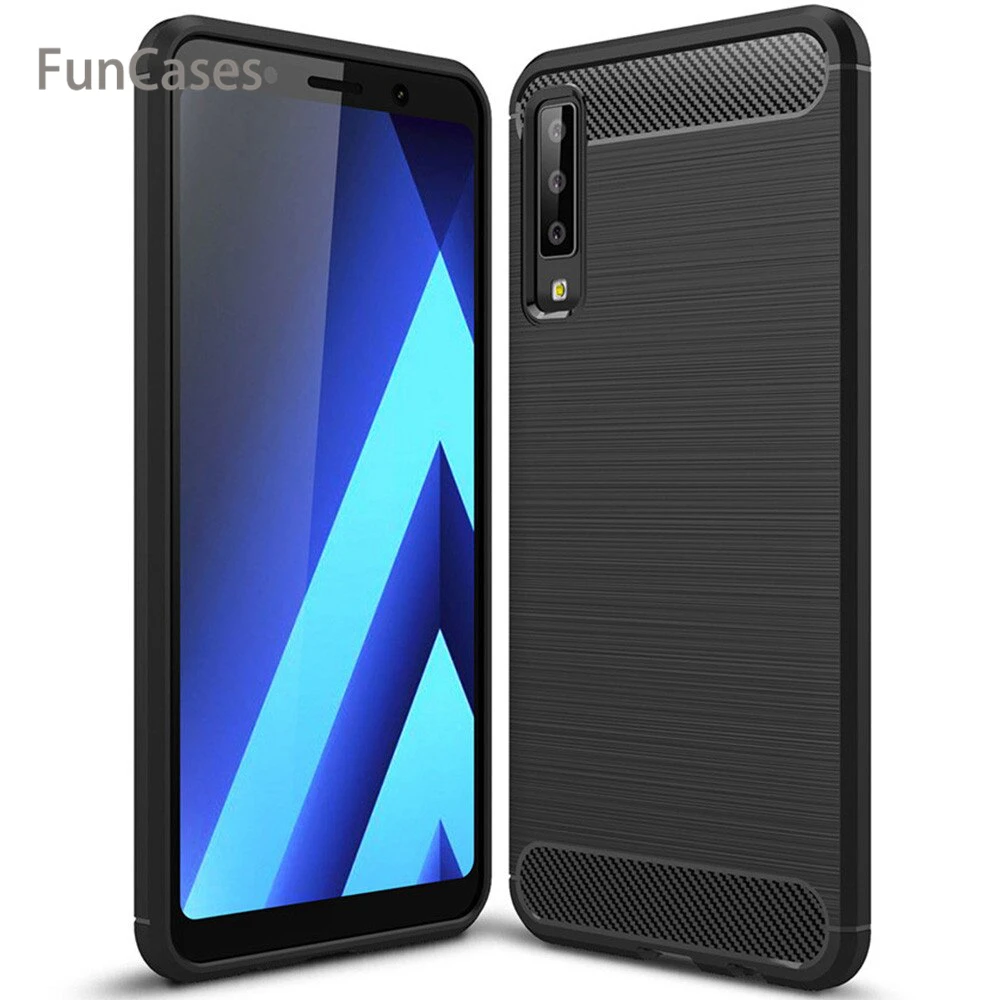 Для Samsung Galaxy A7 2018 A750 чехол противоударный Мягкий ТПУ силиконовый для задней