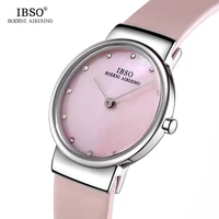 ibso brand fashion refined 7mm ultra thin ladies watch luxury elegant women watches 2018 montre femme quartz wristwatches