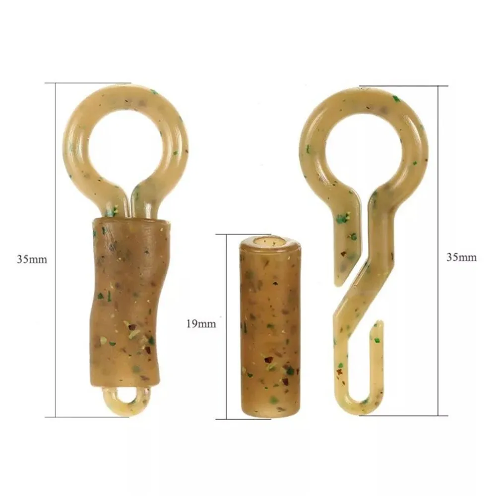 10 Sets Back Lead Clips With Tubes Strong Durable Fishing Professional Carp Tackle Tools Clip | Спорт и развлечения
